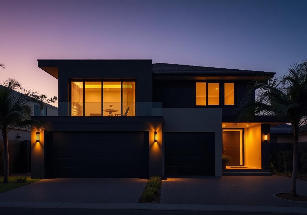 Premium Cairns home with modern garage doors
